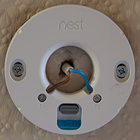 Click to view larger image of Thermostat wall mount fitted