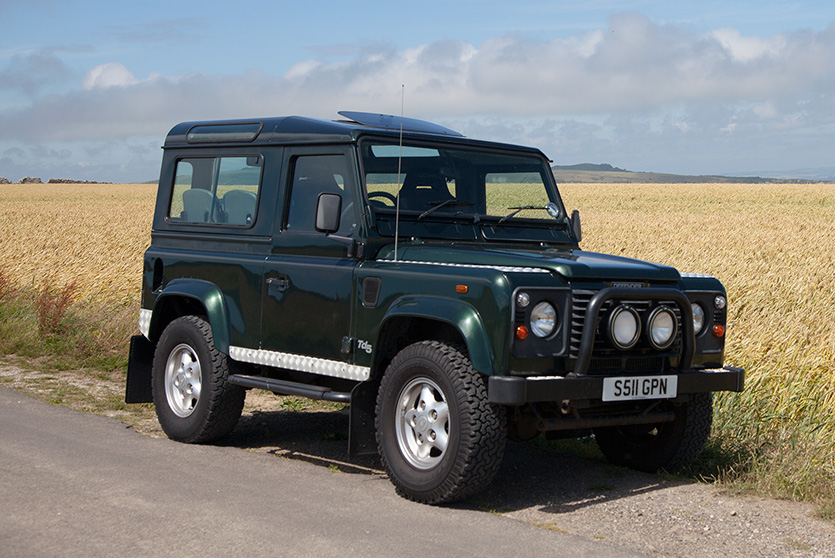 Land Rover Defender when first purchased