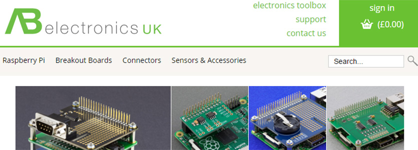 AB Electronics Website