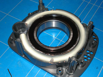 Xbox 360 Steering Wheel bearing fitted