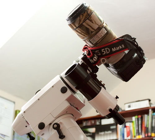 side view of the camera mount