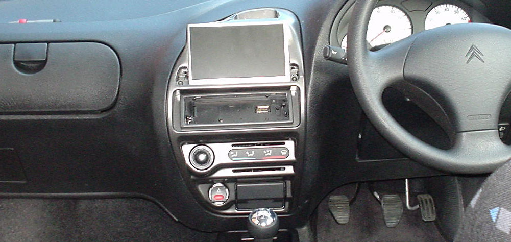 Installed in the car