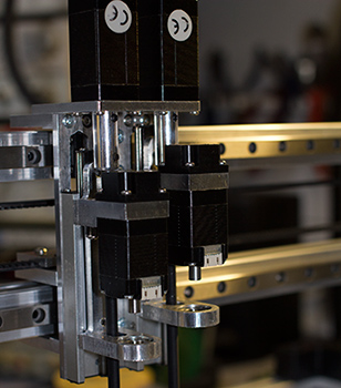 Pick and place X axis drive