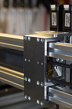 Pick and place X axis drive