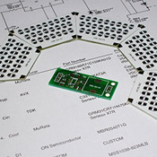 Base led array for camera