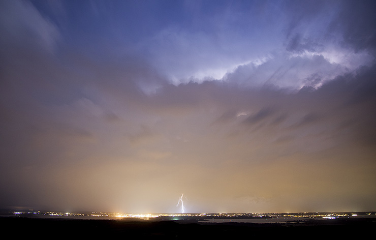 Lightning over Poole