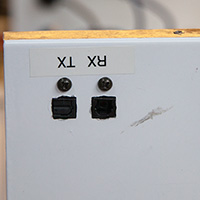 Click to view larger image of Optical Ports on top of the case