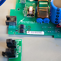 Click to view larger image of Opto Couplers and new Optical board