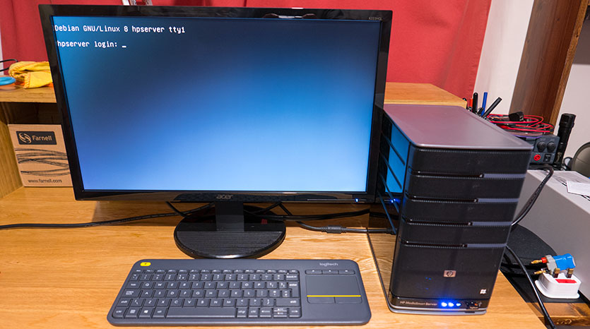Linux on a HP MediaSmart Windows Home Server box
