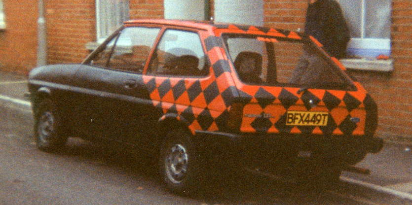 Ford Fiesta Mk1 back view