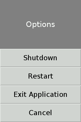 Raspberry Pi Barcode Scanner Exit screen