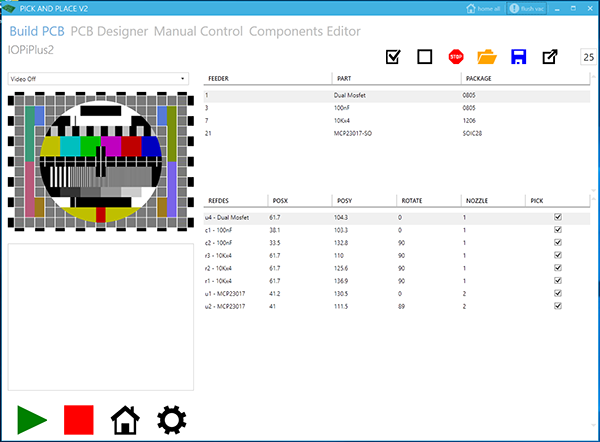 Build PCB Screen with Parts List