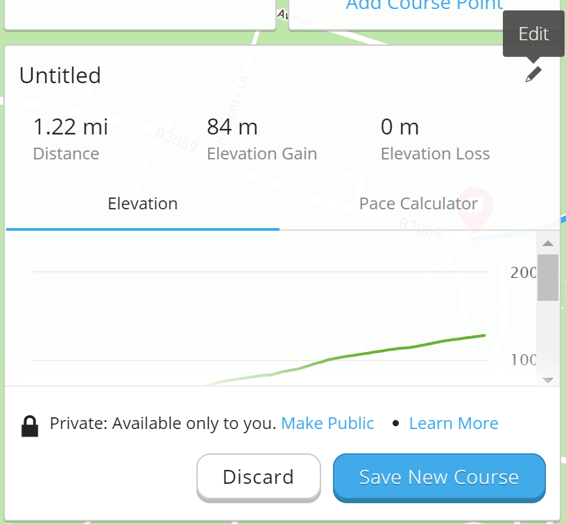 Save new Course