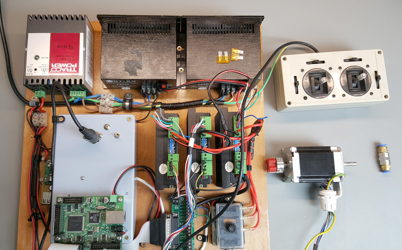 New CNC Mill driver and controller layout with  Ethernet SmoothStepper