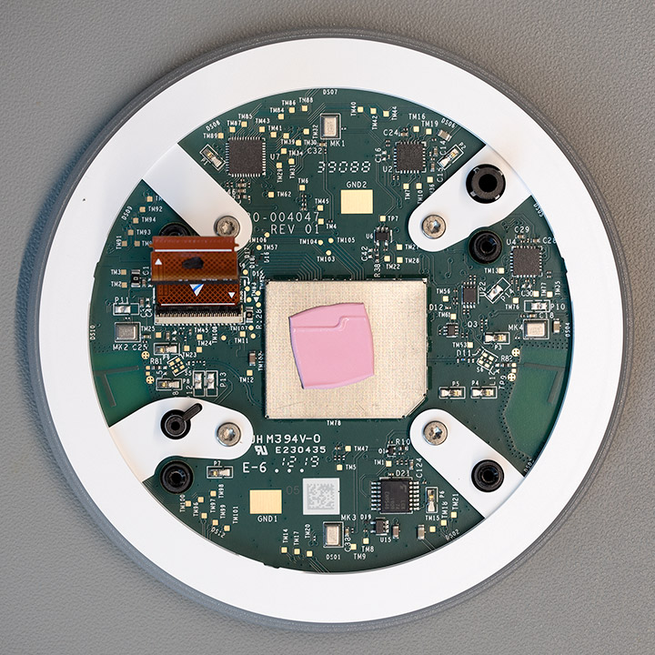 Amazon Echo Dot Rev 3 Top PCB with White Plastic surround