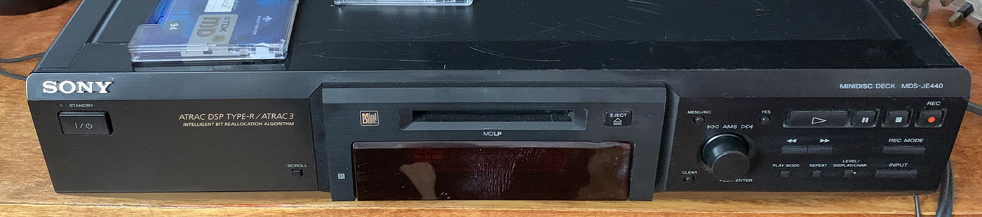 Sony Minidisc player repair