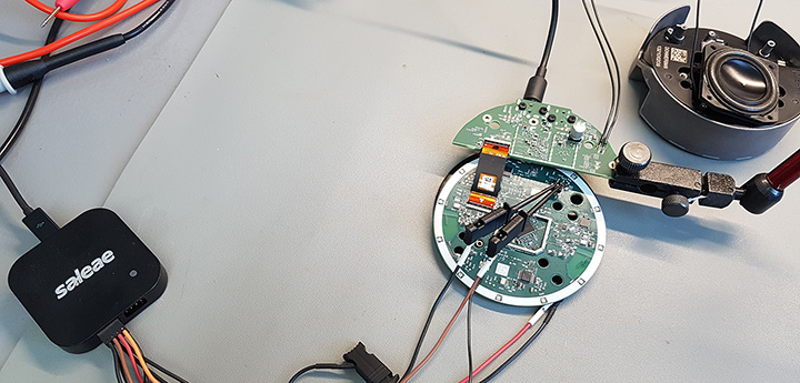 Logic Analyser connected