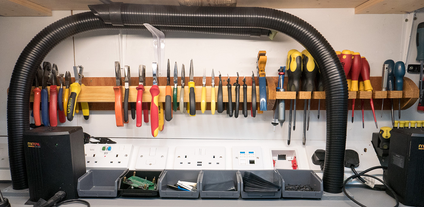 All the tools on the new rack