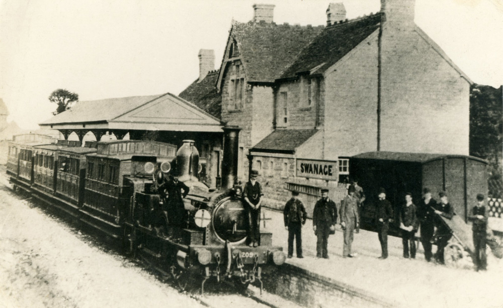 Swanage Railway opening day