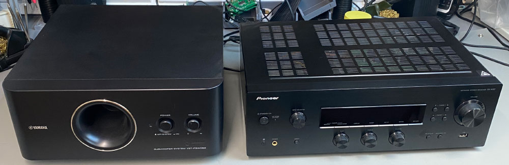 how to turn on subwoofer on pioneer receiver