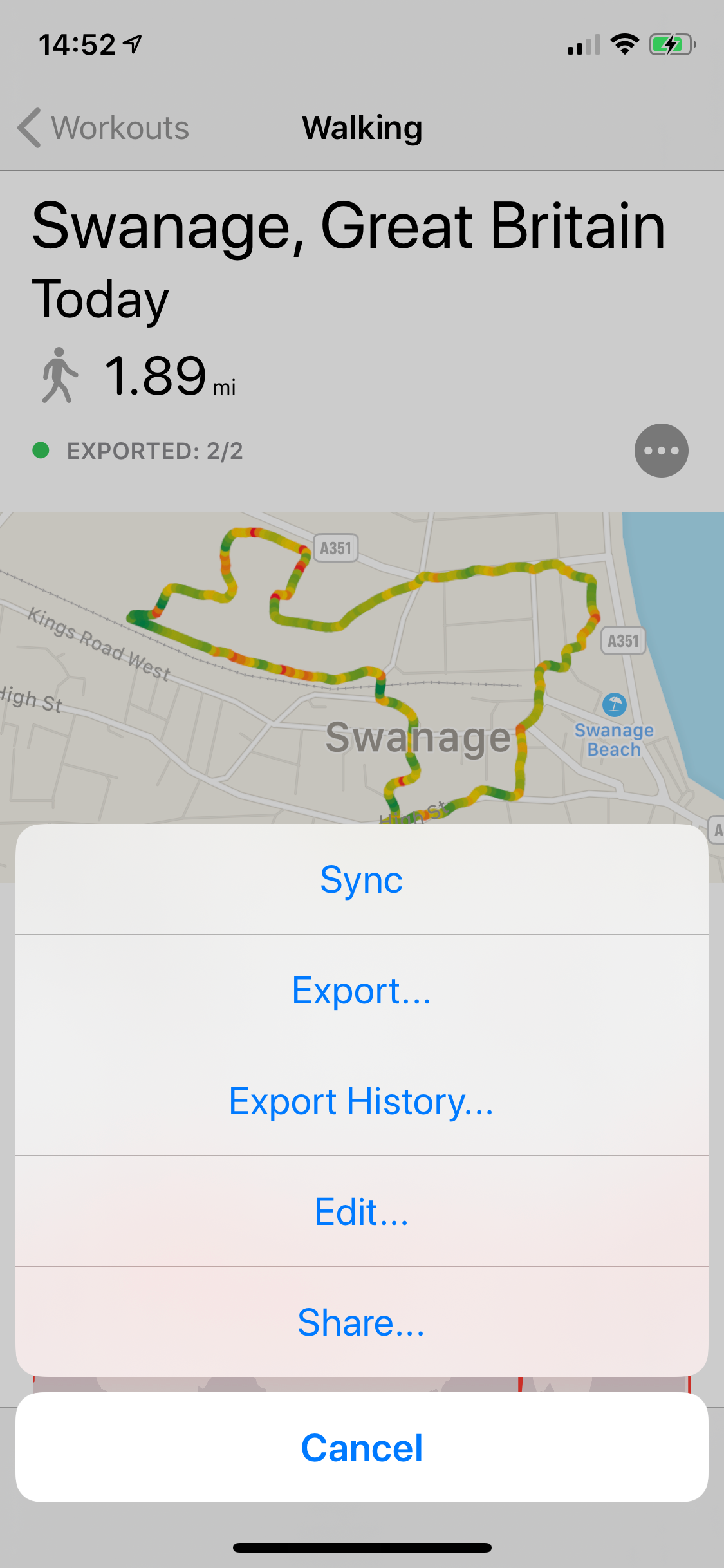 pilot skuffet Skibform Importing Apple Watch workouts into Garmin Connect : Brian Dorey.com blog