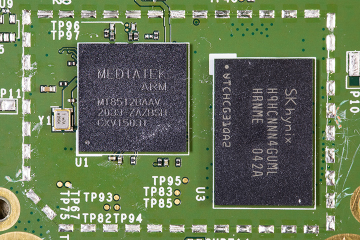 CPU and RAM under the metal shield