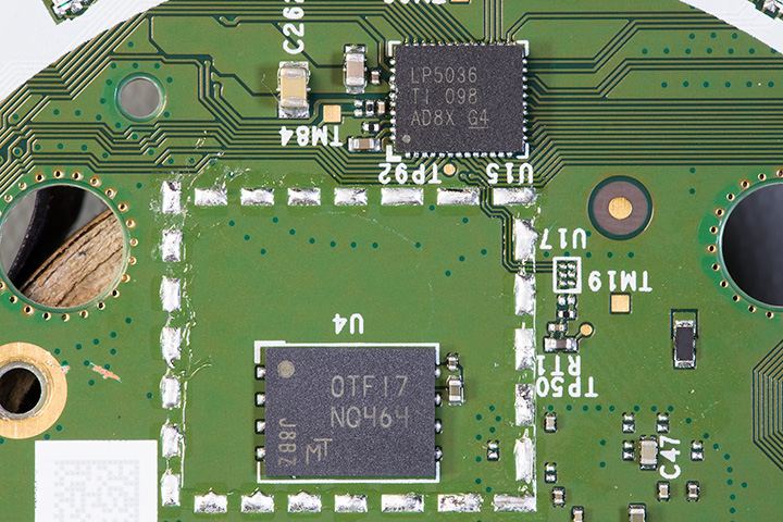 The memory chip under the metal shield