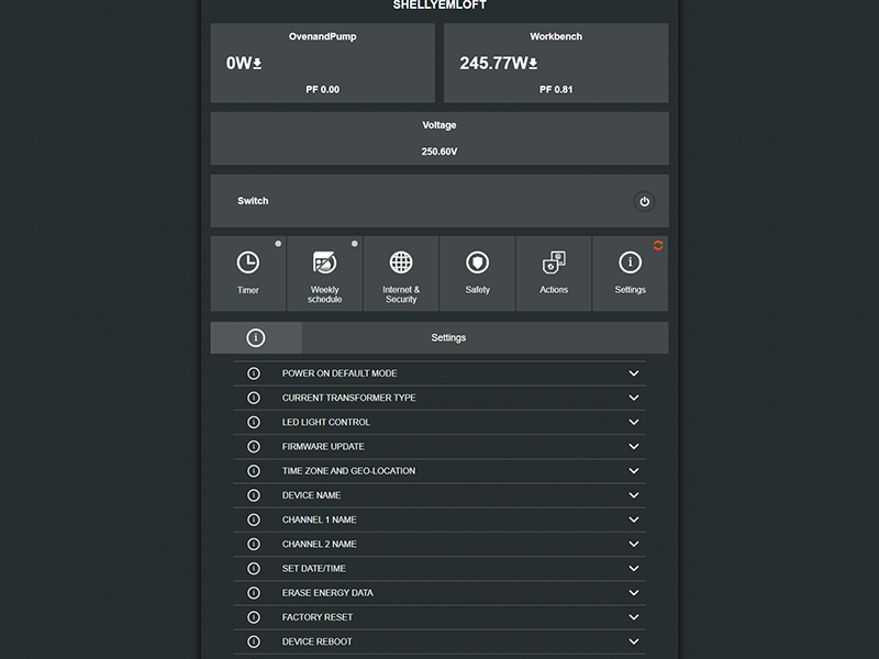 Energy monitoring with Shelly EM and Home Assistant 