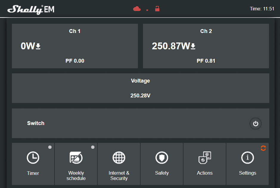 Shelly EM configuration for power usage / solar production monitoring :  r/homeassistant