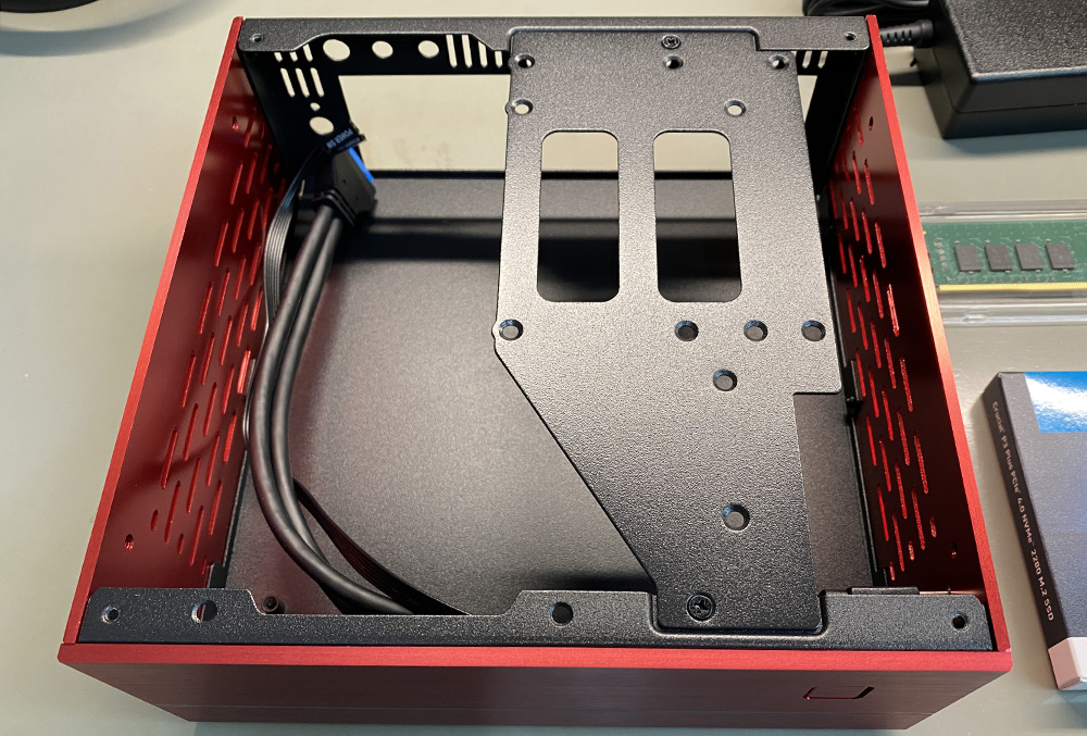 Case top removed
