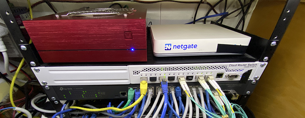 Installed in the rack