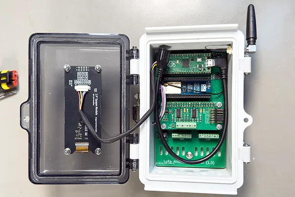PCB in the case