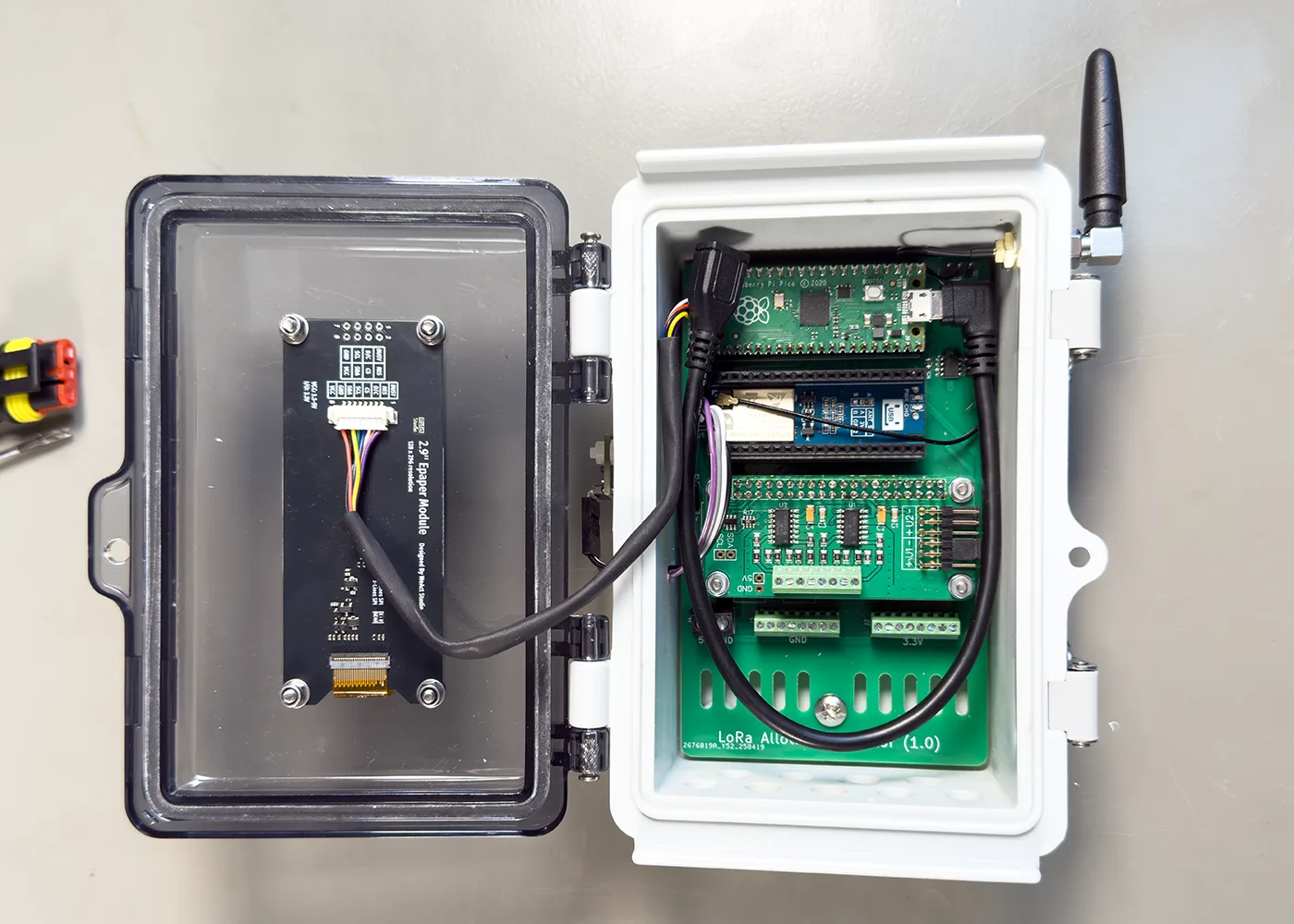 PCB in the case