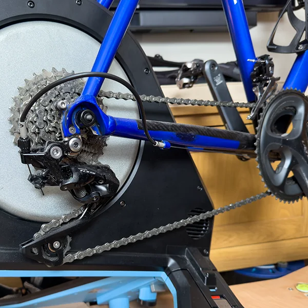 Bike on trainer
