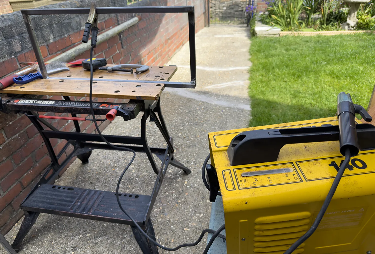 Welding the frame