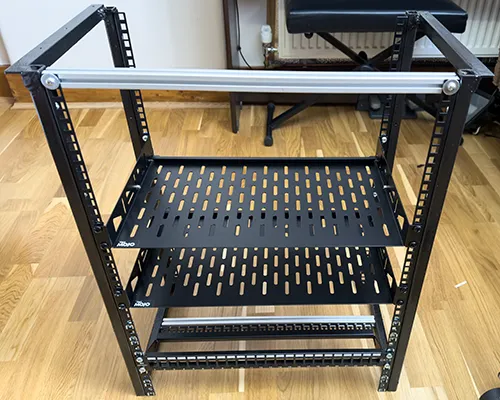 Fabricating a Custom Steel Network Rack and Upgrading Rack