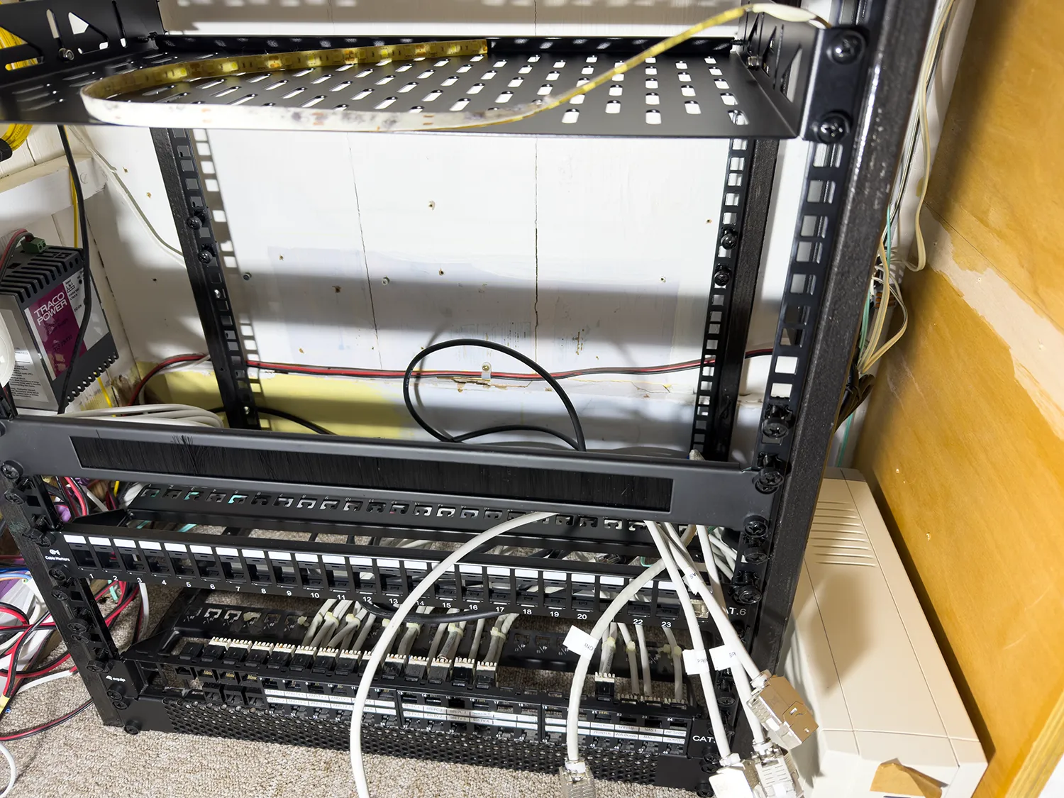 Installing network cables
