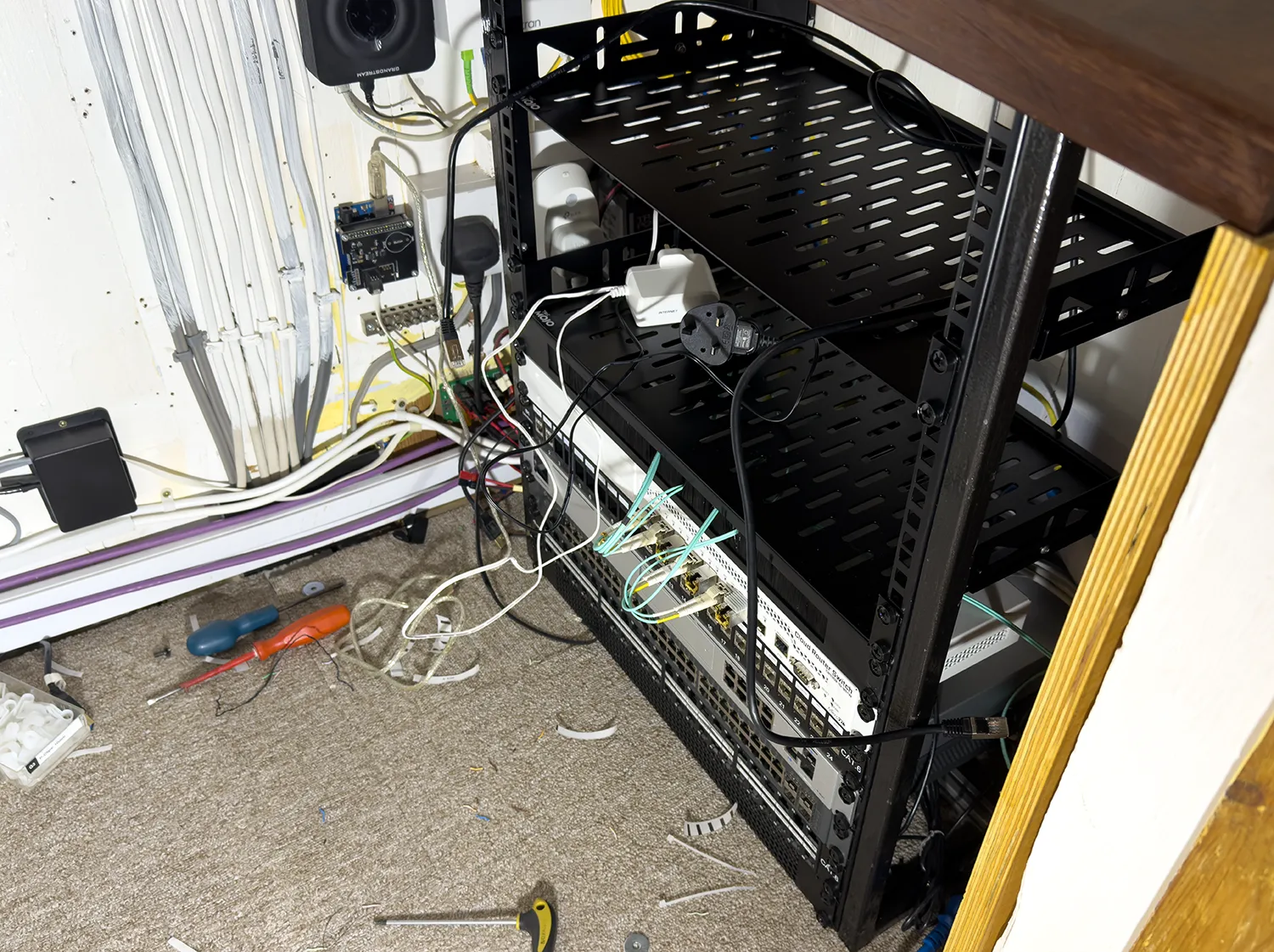 Switch installed