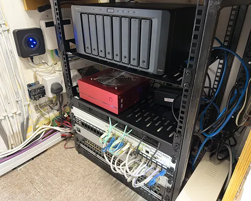 Fabricating a Custom Steel Network Rack and Upgrading Rack