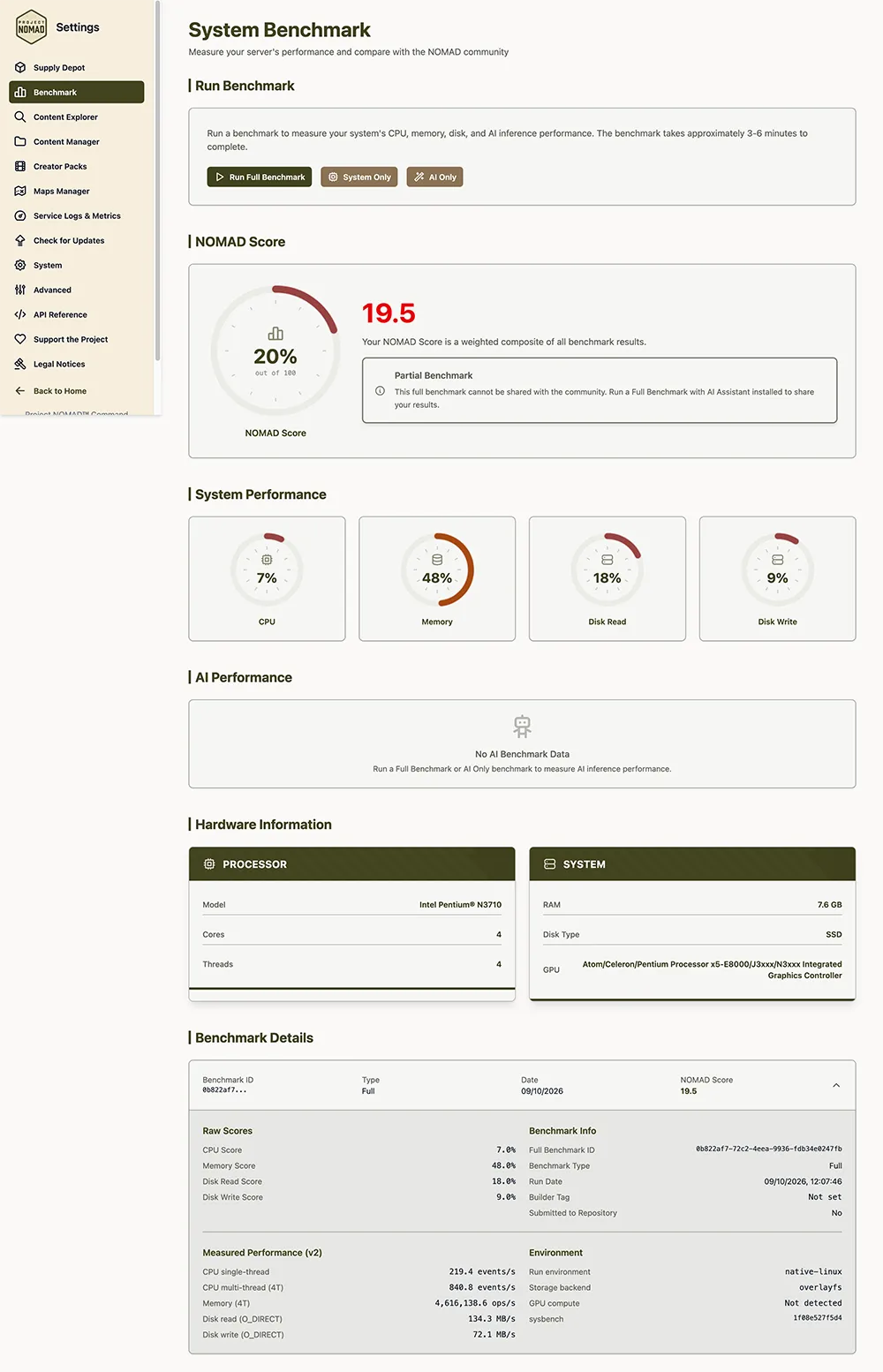 Benchmark