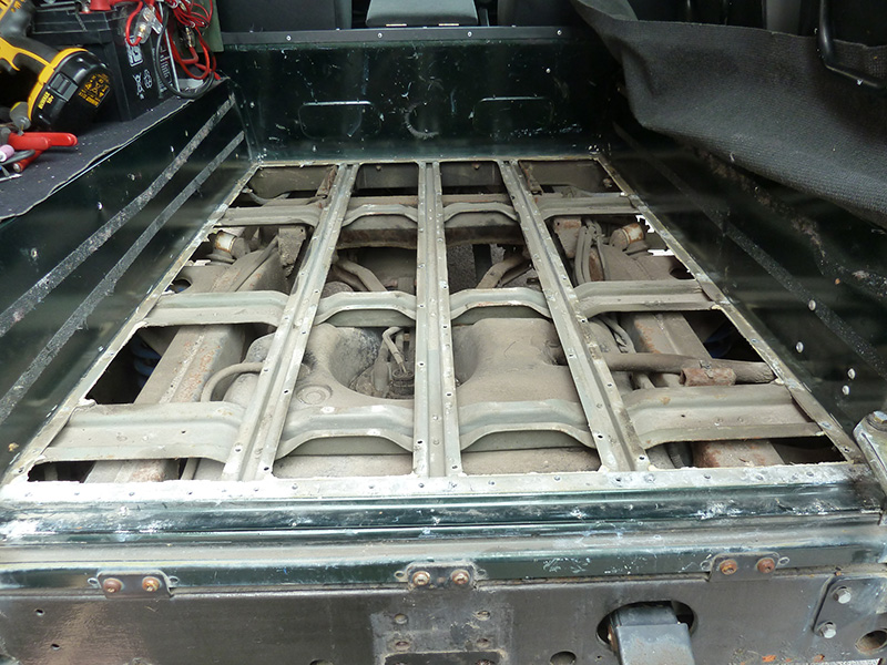 Floor removed