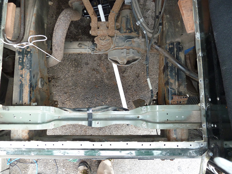 Fuel tank removed