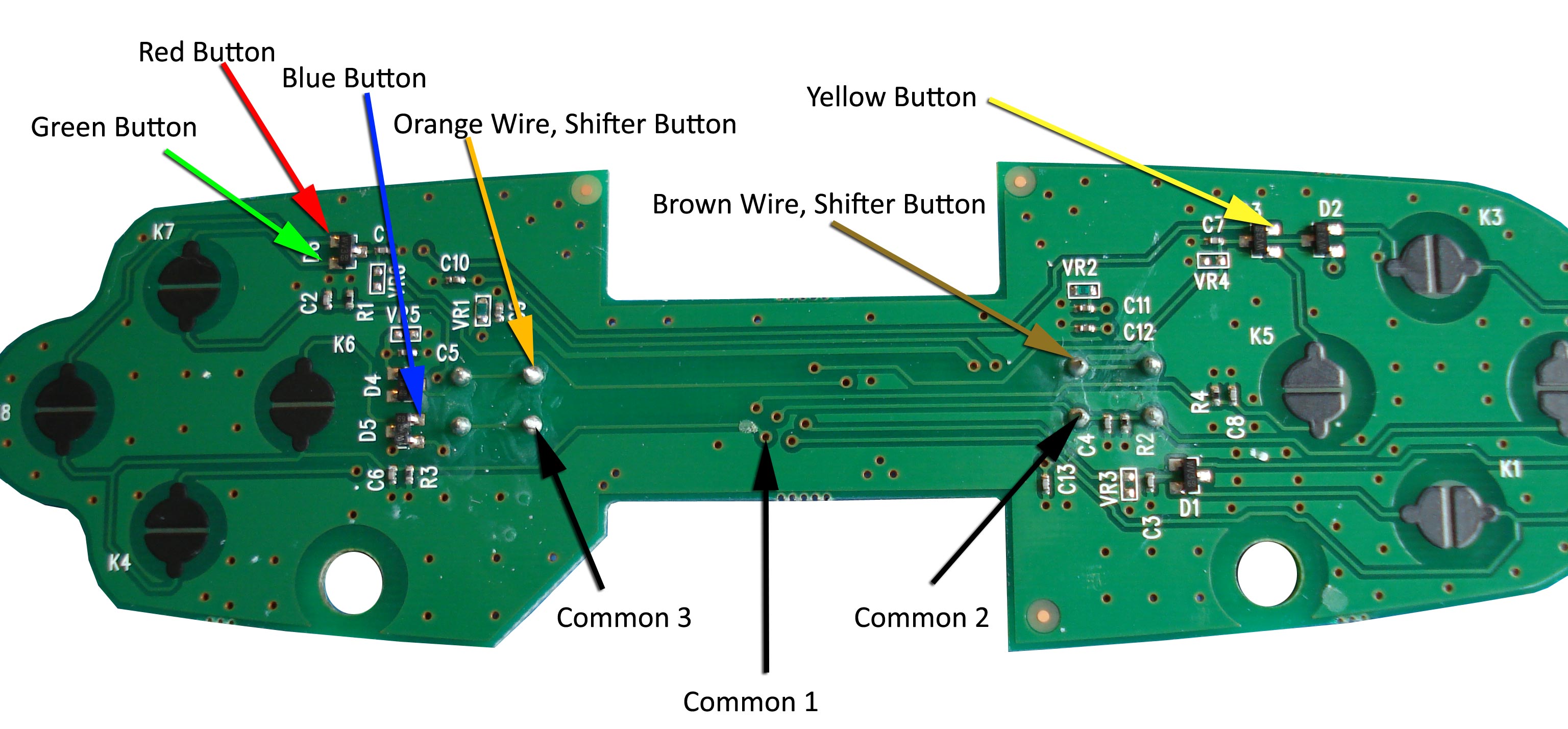 Board with instructions