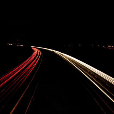 Cars at night