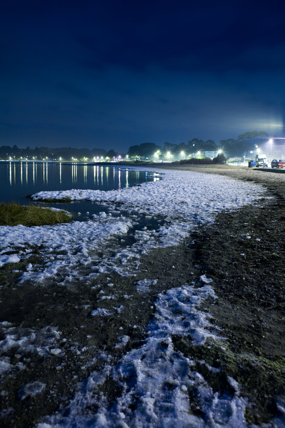 Frozen Poole Harbour