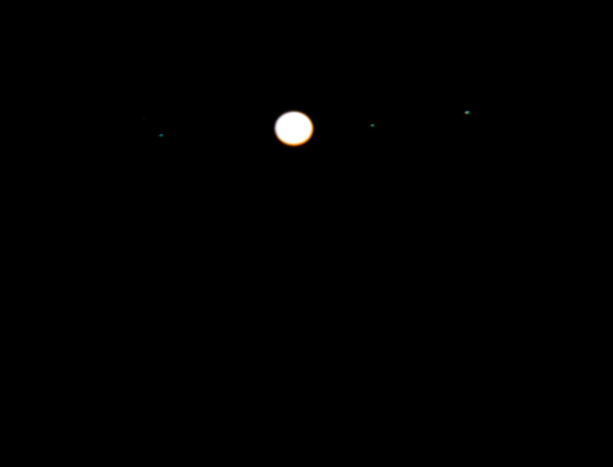 Photo of Jupiter and moons