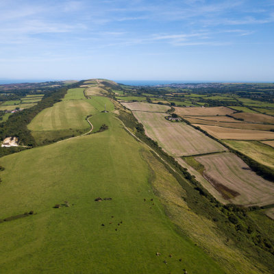 along the purbeck hills