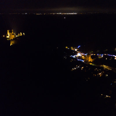 Corfe Castle Village Christmas Lights