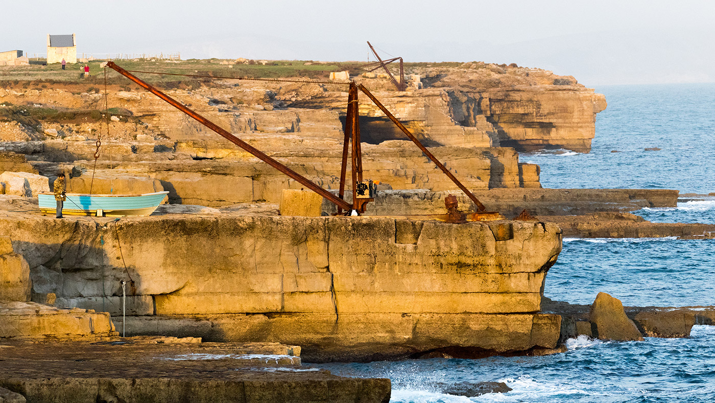 fishing by the stone cranes