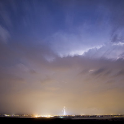 lightning over poole